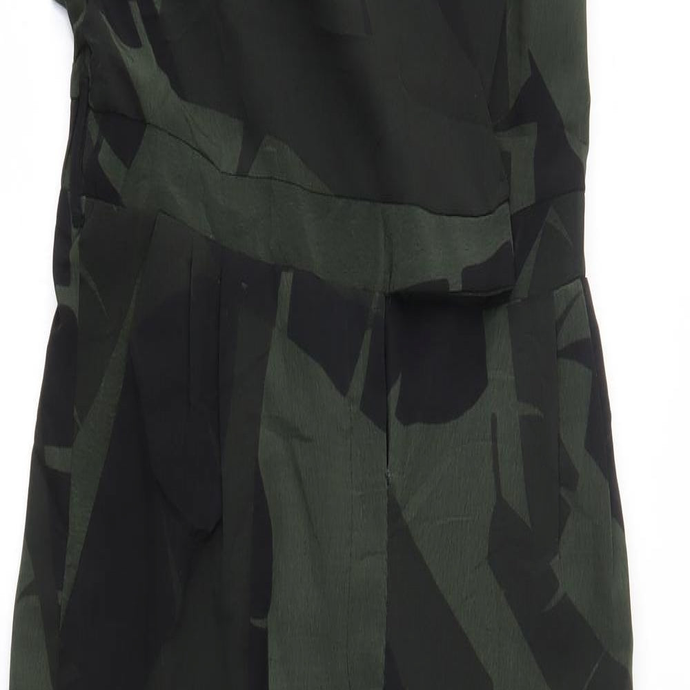 Principles Womens Green Camouflage  Jumpsuit One-Piece Size 10 L29 in
