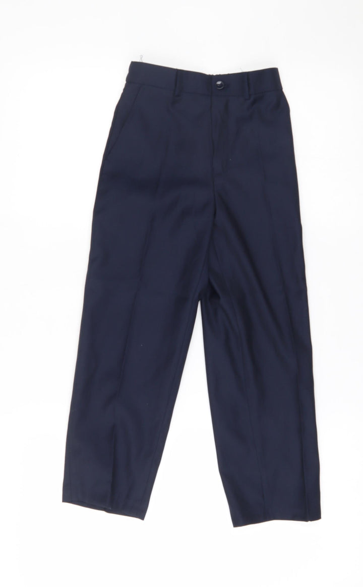 Preworn Girls Blue   Chino Trousers Size 7 Years