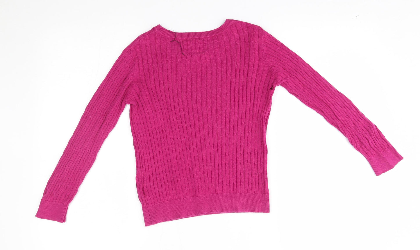 Joules Girls Pink   Pullover Jumper Size 7-8 Years