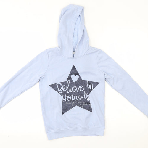 George Boys Blue   Pullover Hoodie Size 9-10 Years  -  believe in yourself