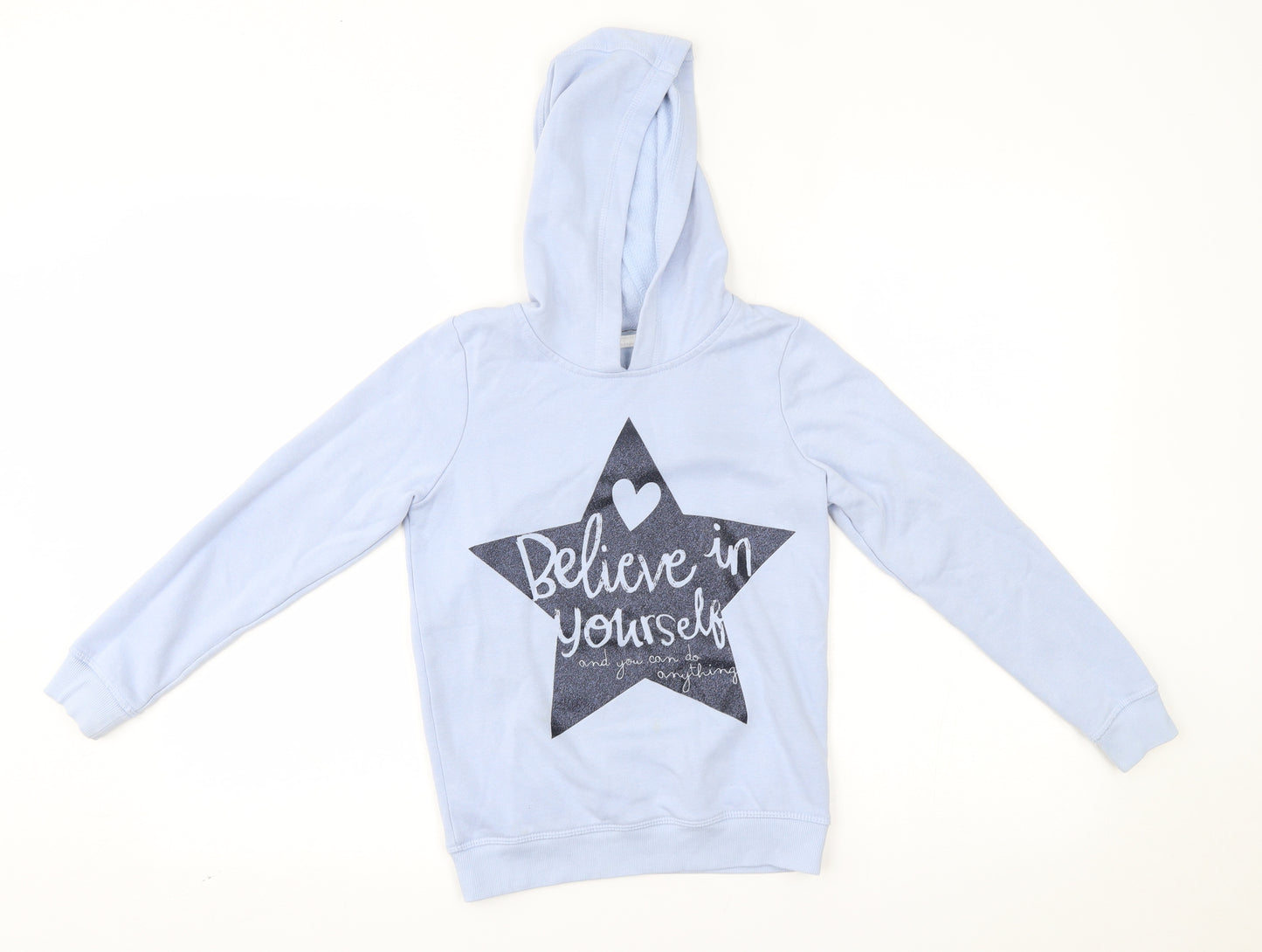 George Boys Blue   Pullover Hoodie Size 9-10 Years  -  believe in yourself
