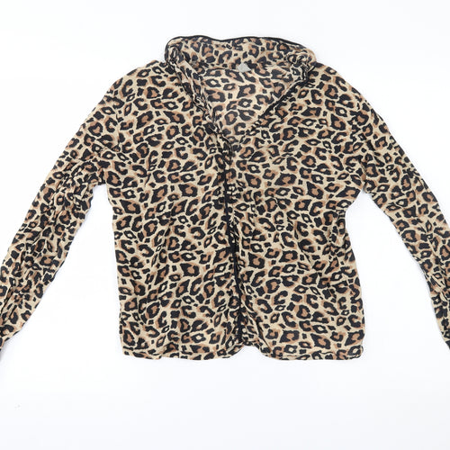 ASOS Womens Beige Animal Print   Nightshirt Size 8