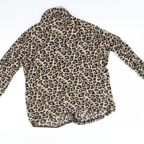 ASOS Womens Beige Animal Print   Nightshirt Size 8