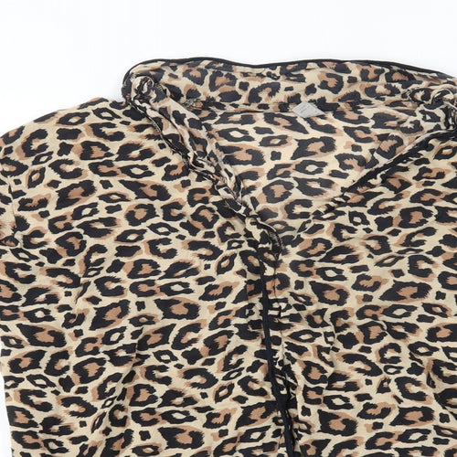 ASOS Womens Beige Animal Print   Nightshirt Size 8
