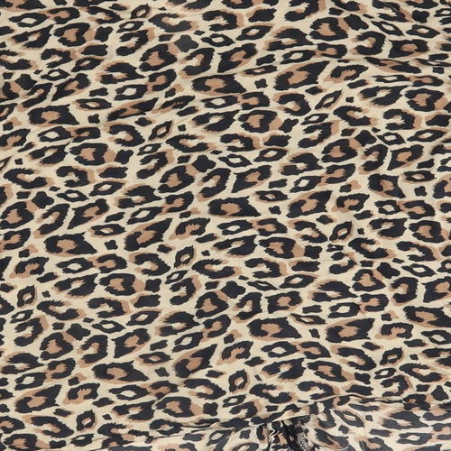 ASOS Womens Beige Animal Print   Nightshirt Size 8