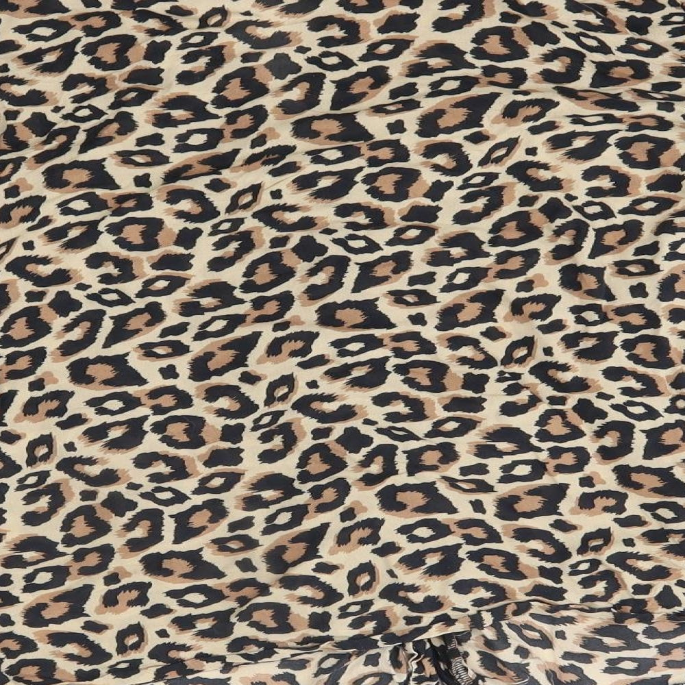 ASOS Womens Beige Animal Print   Nightshirt Size 8