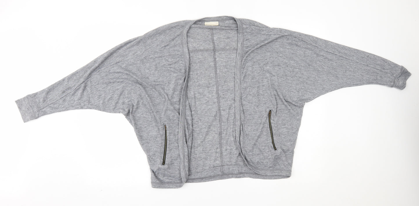 NEXT Womens Grey   Wrap Jumper Size 12