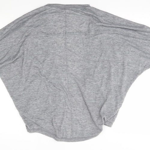 NEXT Womens Grey   Wrap Jumper Size 12