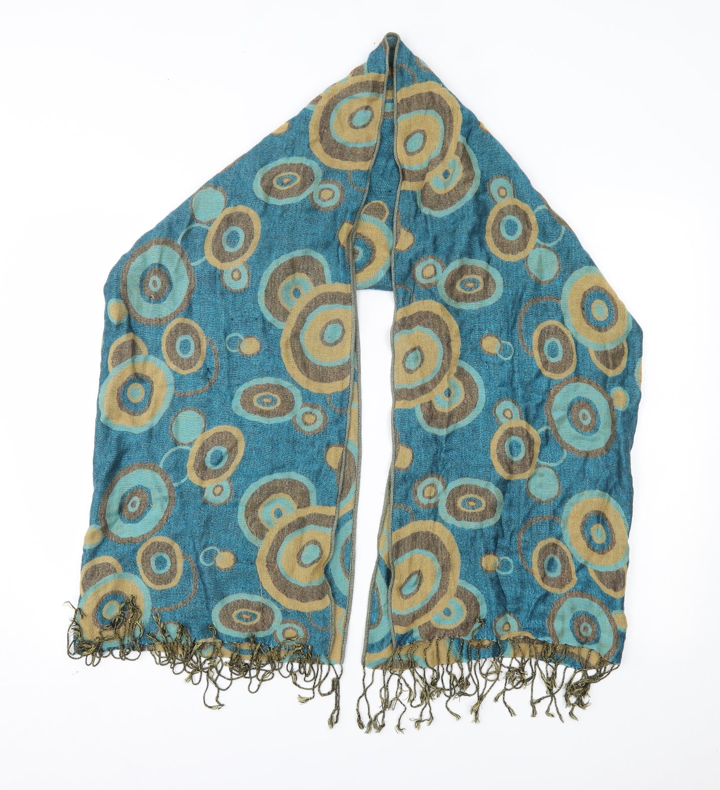 Preworn Womens Blue    Scarf
