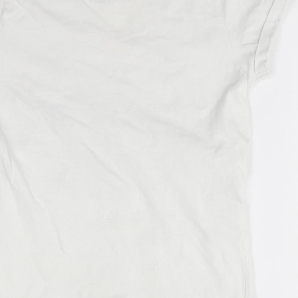 Primark Girls White   Basic T-Shirt Size 9-10 Years  - l'amour paris