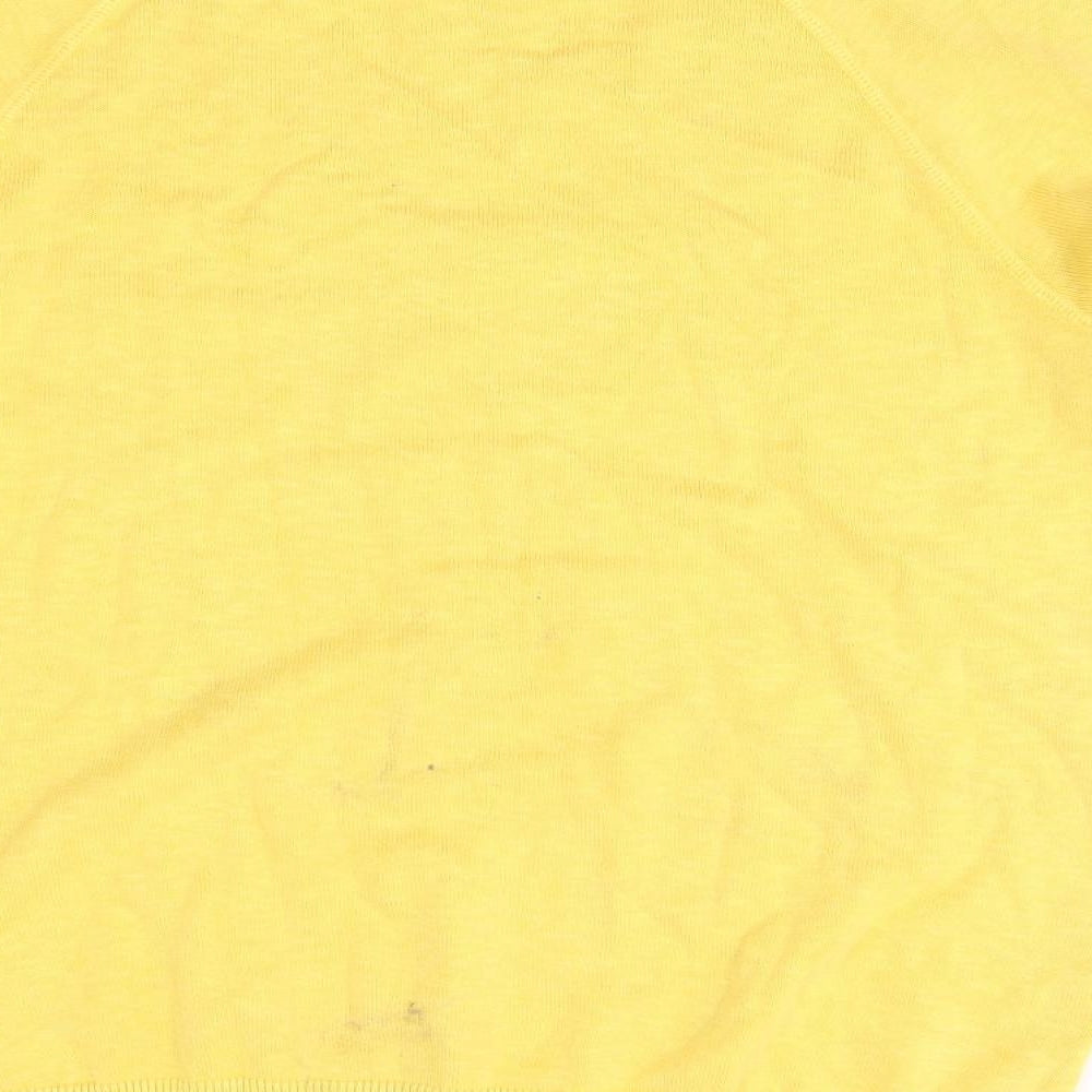 H&M Mens Yellow   Pullover Jumper Size S