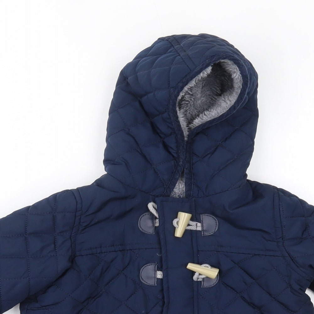 George Baby Blue   Parka Coat Size 12-18 Months