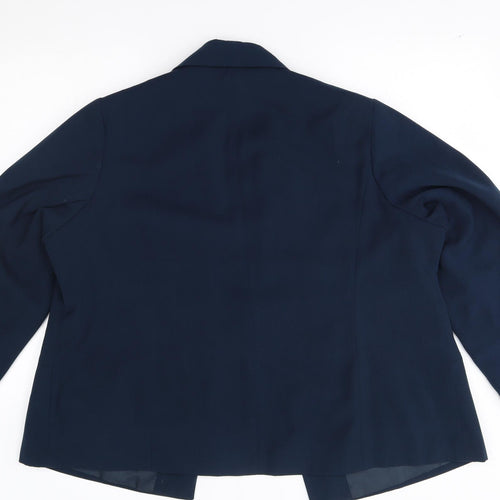 Changes Womens Blue   Jacket Blazer Size 26