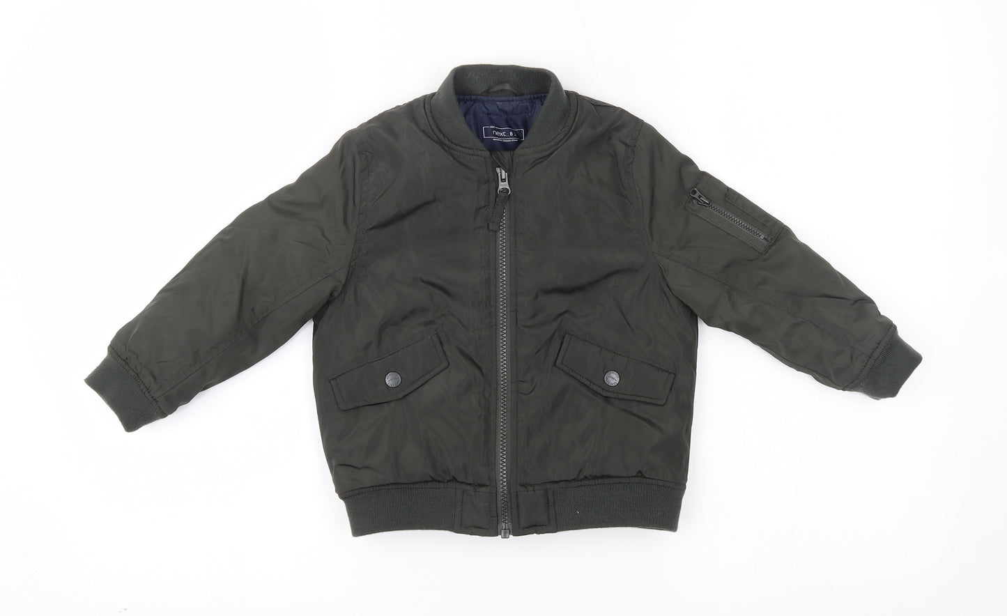 NEXT Boys Grey   Bomber Jacket Jacket Size 2-3 Years
