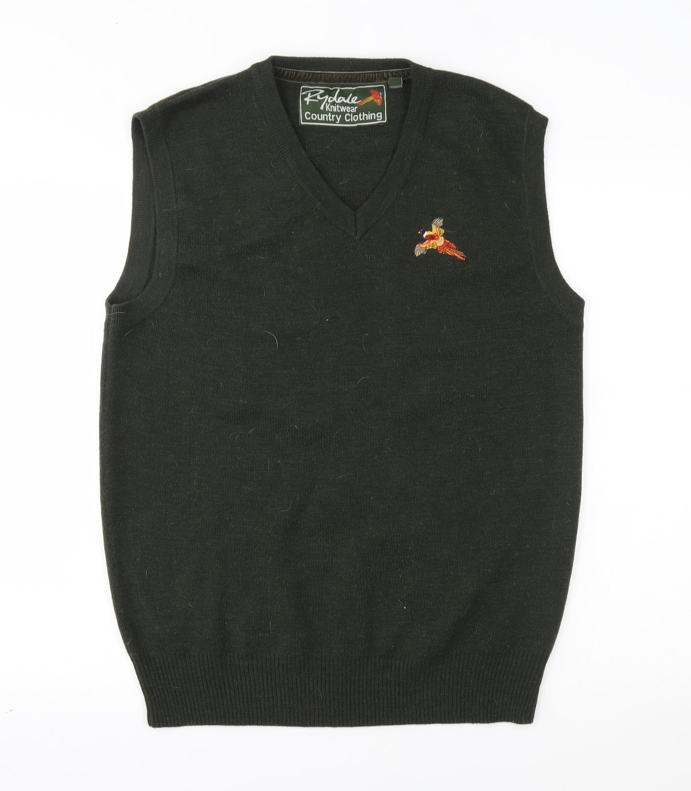 Rydale Mens Green   Vest Jumper Size L