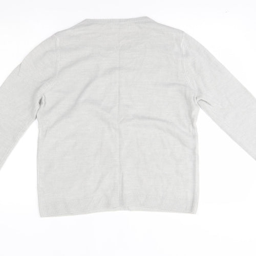 M&S Womens Grey   Pullover Jumper Size 14