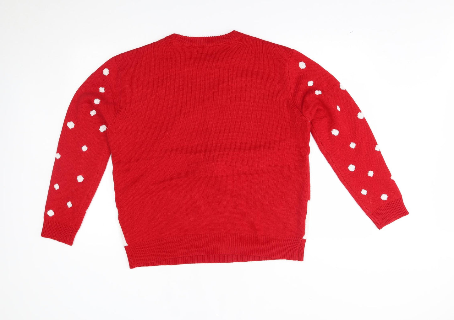 Primark Mens Red   Pullover Jumper Size M  - christmas, reindeer