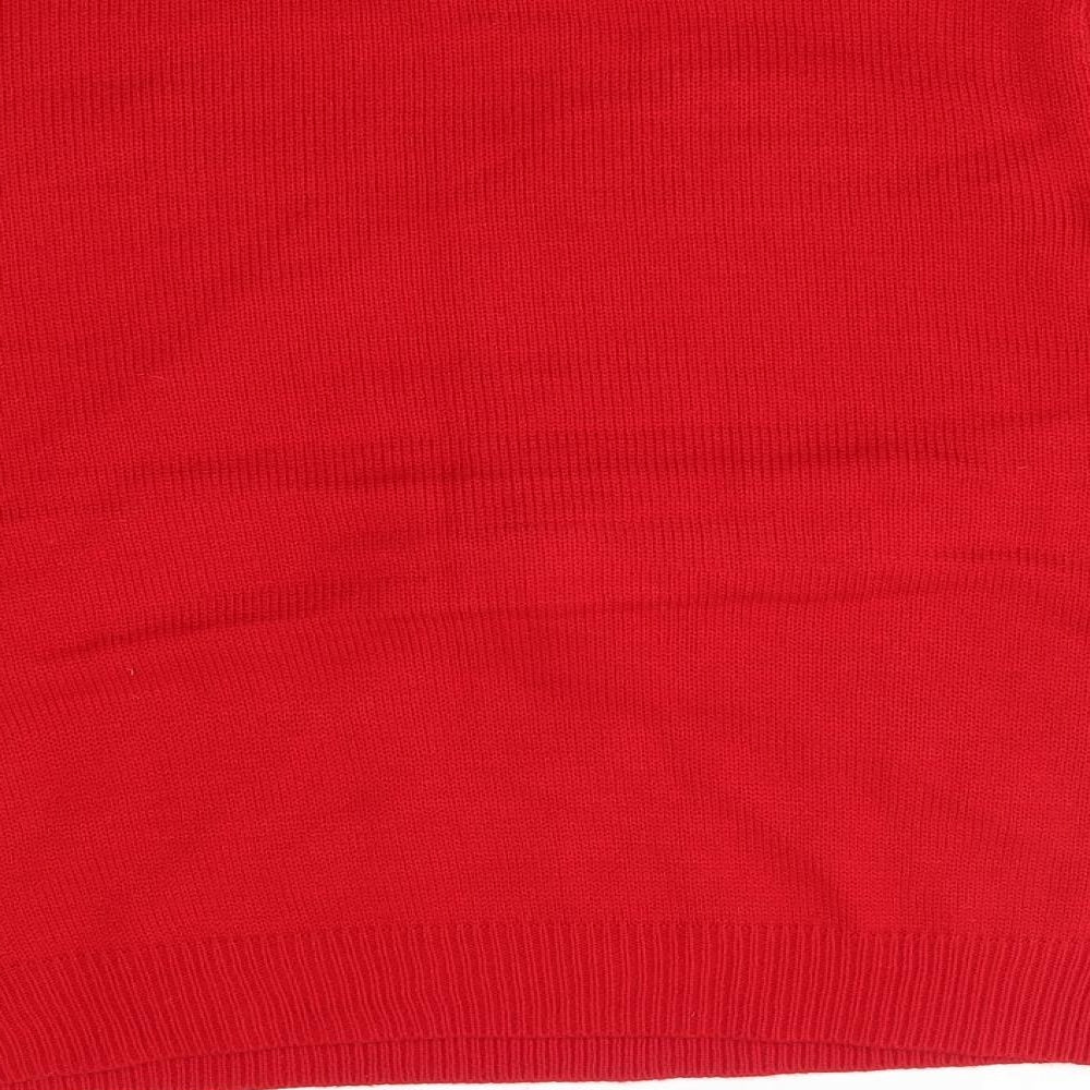 Primark Mens Red   Pullover Jumper Size M  - christmas, reindeer