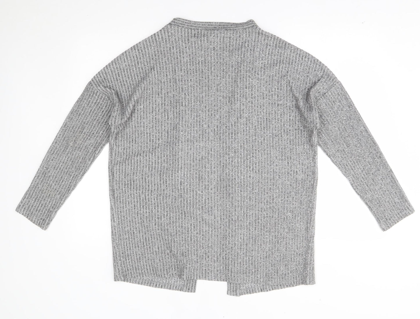 Jeff&co Womens Grey   Cardigan Jumper Size 10