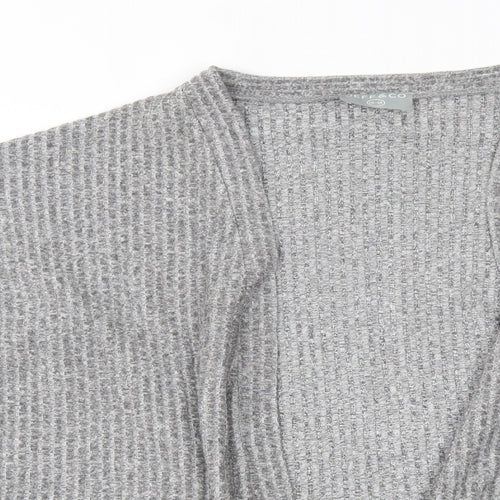 Jeff&co Womens Grey   Cardigan Jumper Size 10