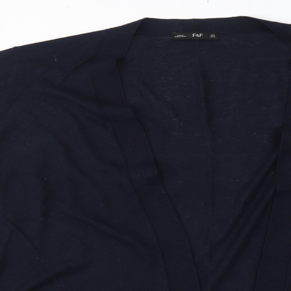 F&F Womens Blue   Cardigan Jumper Size 18