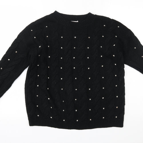 TU Womens Black   Pullover Jumper Size 8