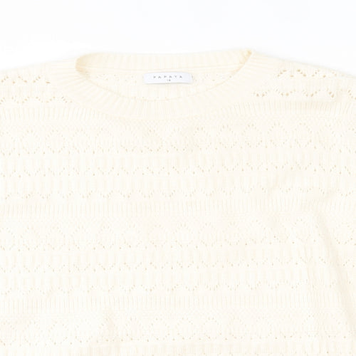 Papaya Womens Beige   Pullover Jumper Size 16