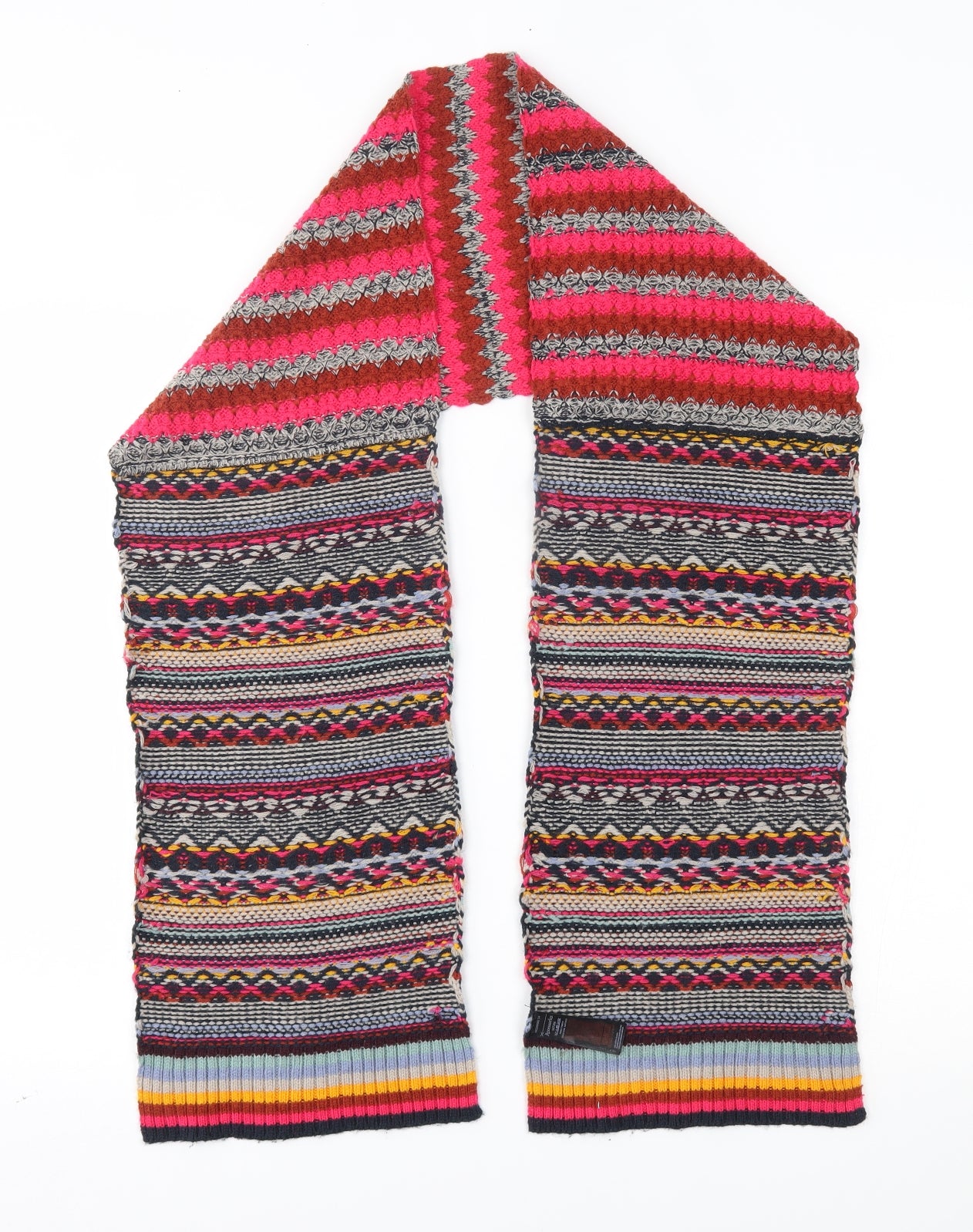 Accessorize Womens Multicoloured Striped   Scarf