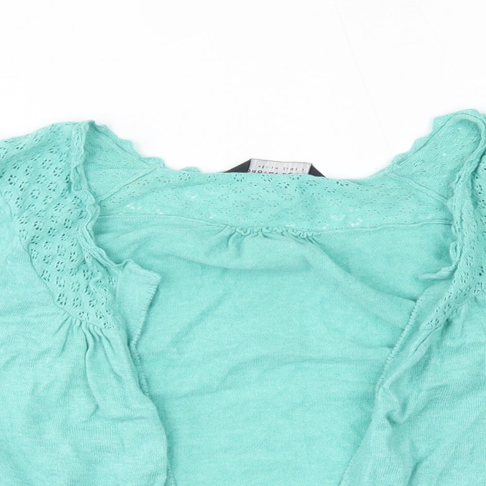 Dorothy Perkins Womens Blue   Cardigan Jumper Size M