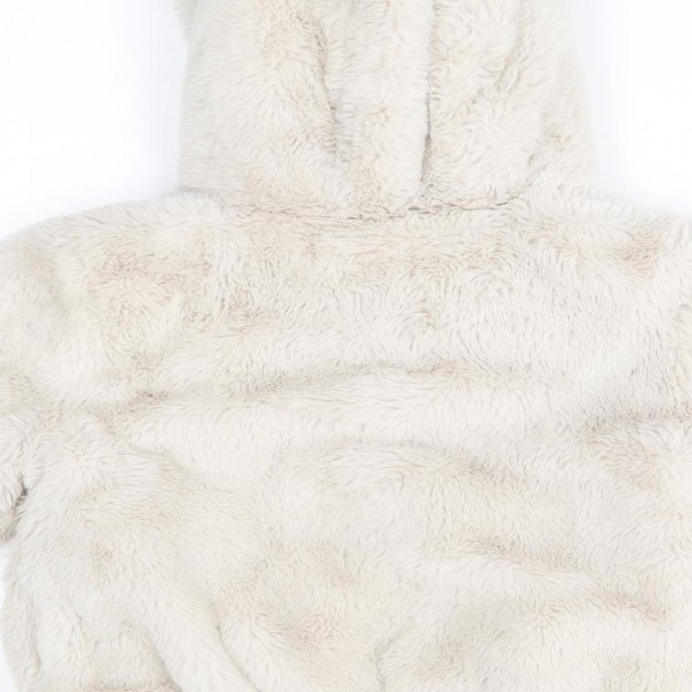 M&S Girls Beige   Jacket Coat Size 6-7 Years