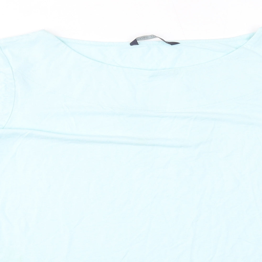 M&S Womens Blue   Basic Blouse Size 20