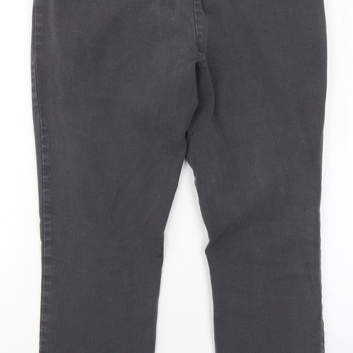Marks and Spencer Womens Grey  Denim Skinny Jeans Size 12 L25 in