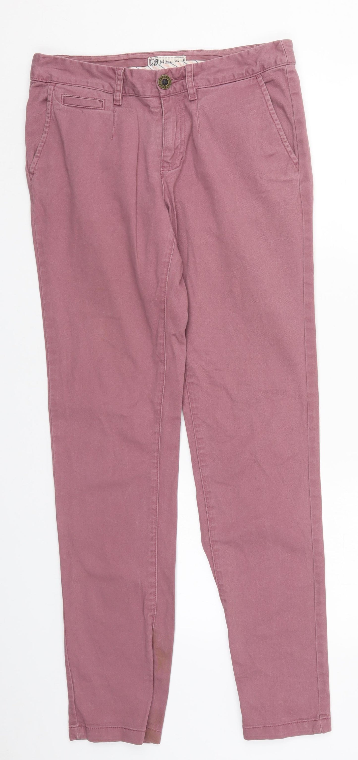 Fat Face Womens Pink   Trousers  Size 10 L29.5 in