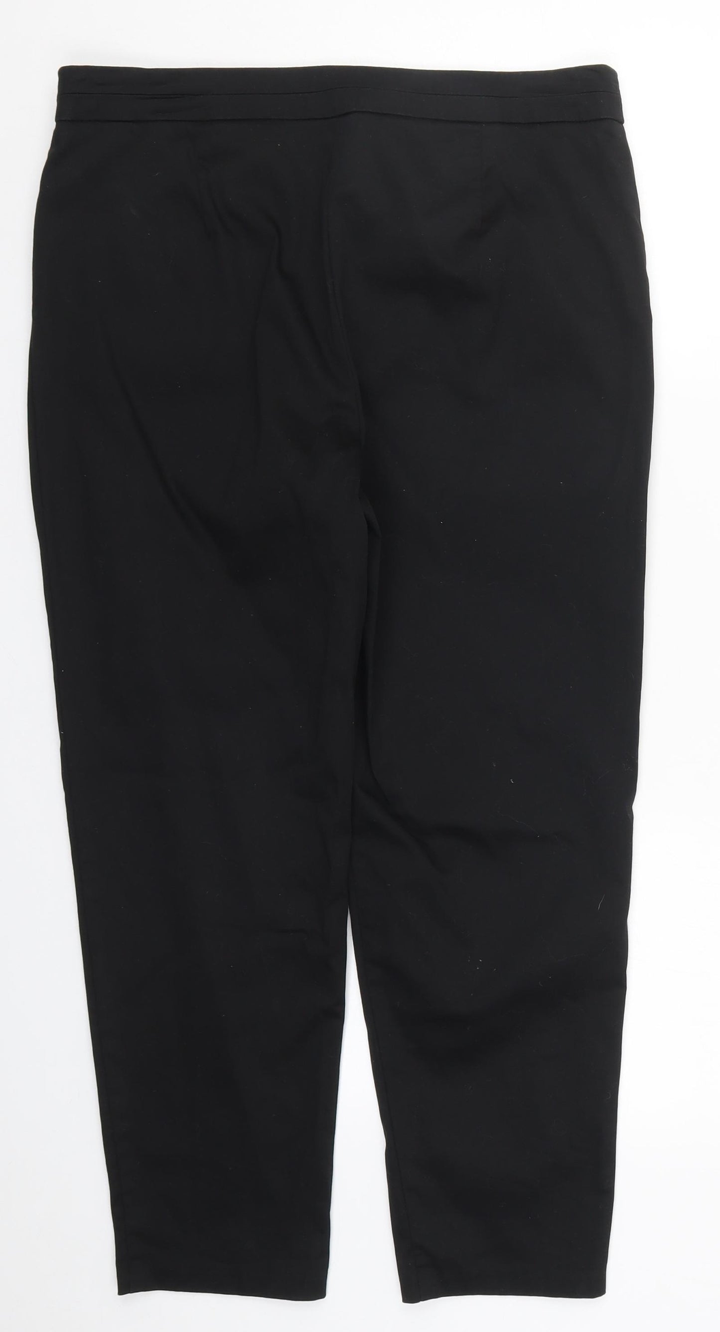 Marks and Spencer Womens Black   Trousers  Size 14 L24.5 in