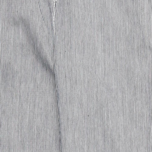 NEXT Womens Black Striped  Trousers  Size 6 L25 in - Black and White