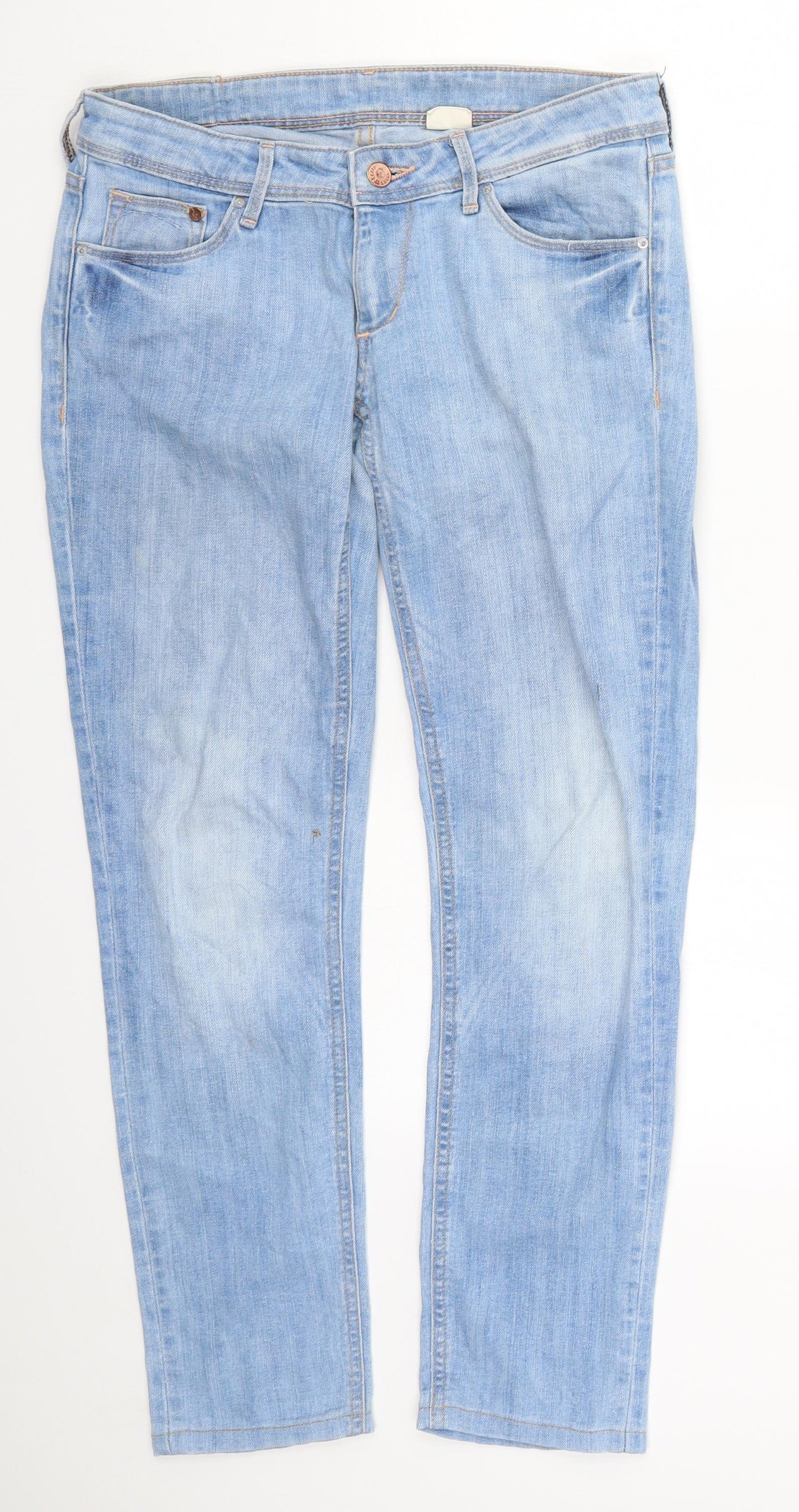 H&M Mens Blue  Denim Straight Jeans Size 29 L28 in