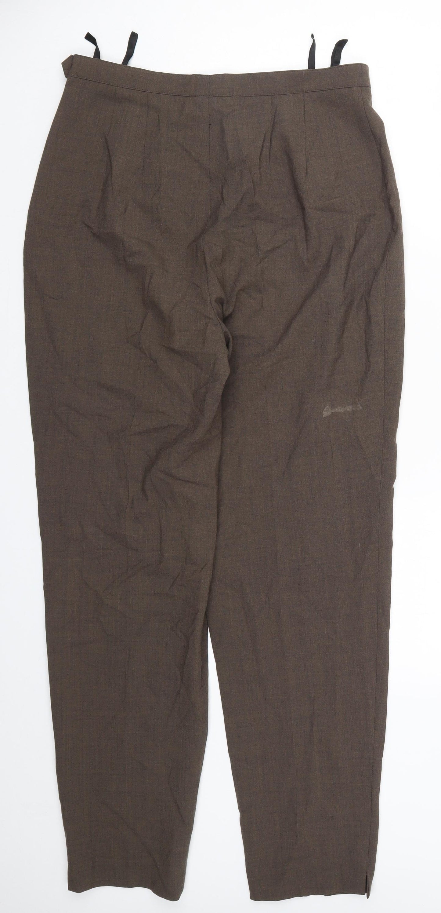 Joy Womens Brown   Trousers  Size 16 L34.5 in