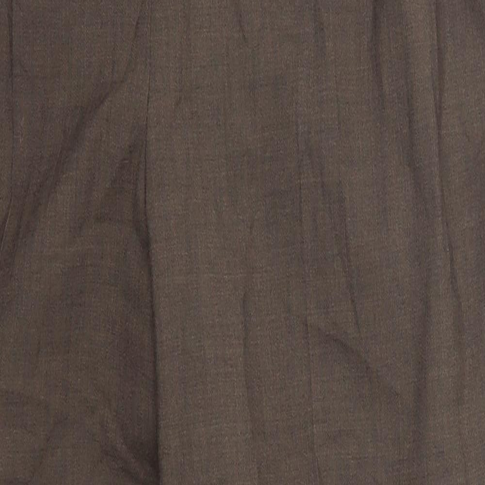 Joy Womens Brown   Trousers  Size 16 L34.5 in