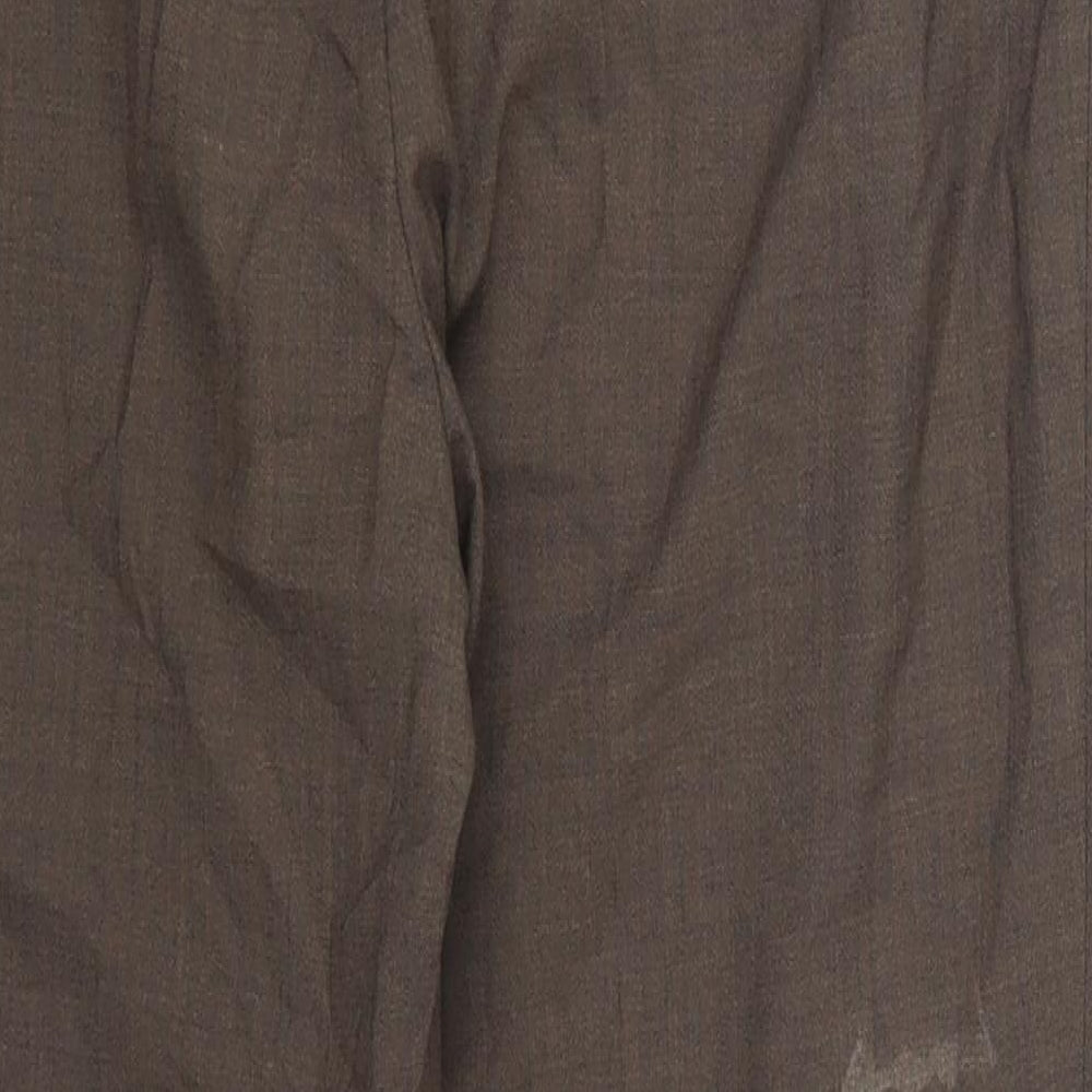 Joy Womens Brown   Trousers  Size 16 L34.5 in