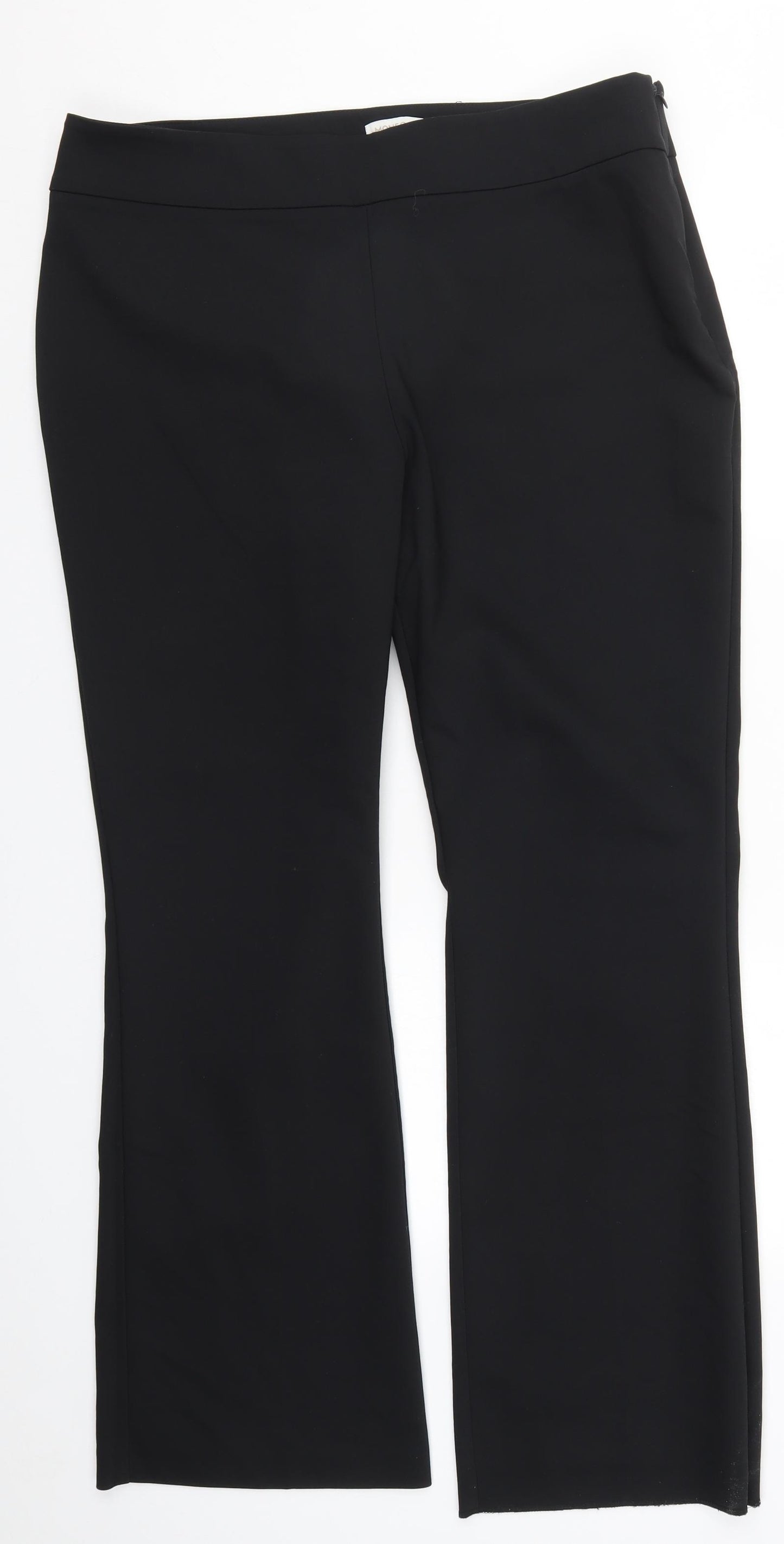 Monsoon Womens Black   Trousers  Size 18 L31 in