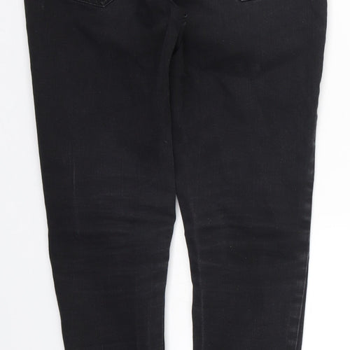George Womens Black  Denim Skinny Jeans Size 10 L27 in