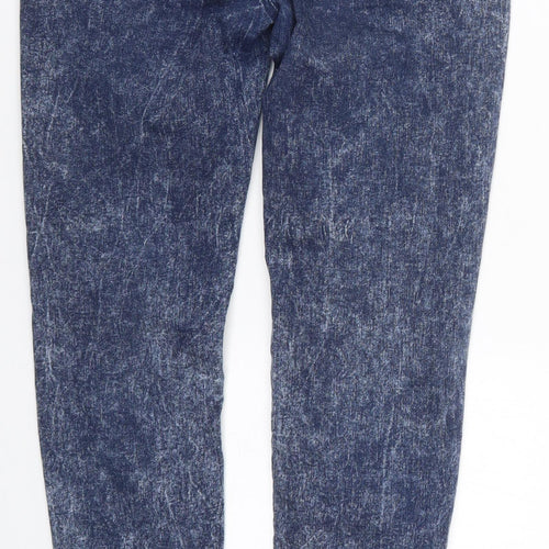 Blonde + Blonde Womens Blue  Denim Skinny Jeans Size 10 L28 in - Acid Wash