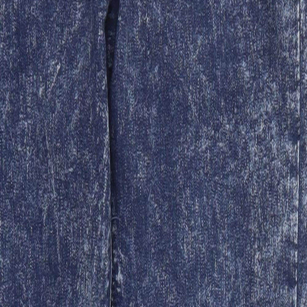 Blonde + Blonde Womens Blue  Denim Skinny Jeans Size 10 L28 in - Acid Wash