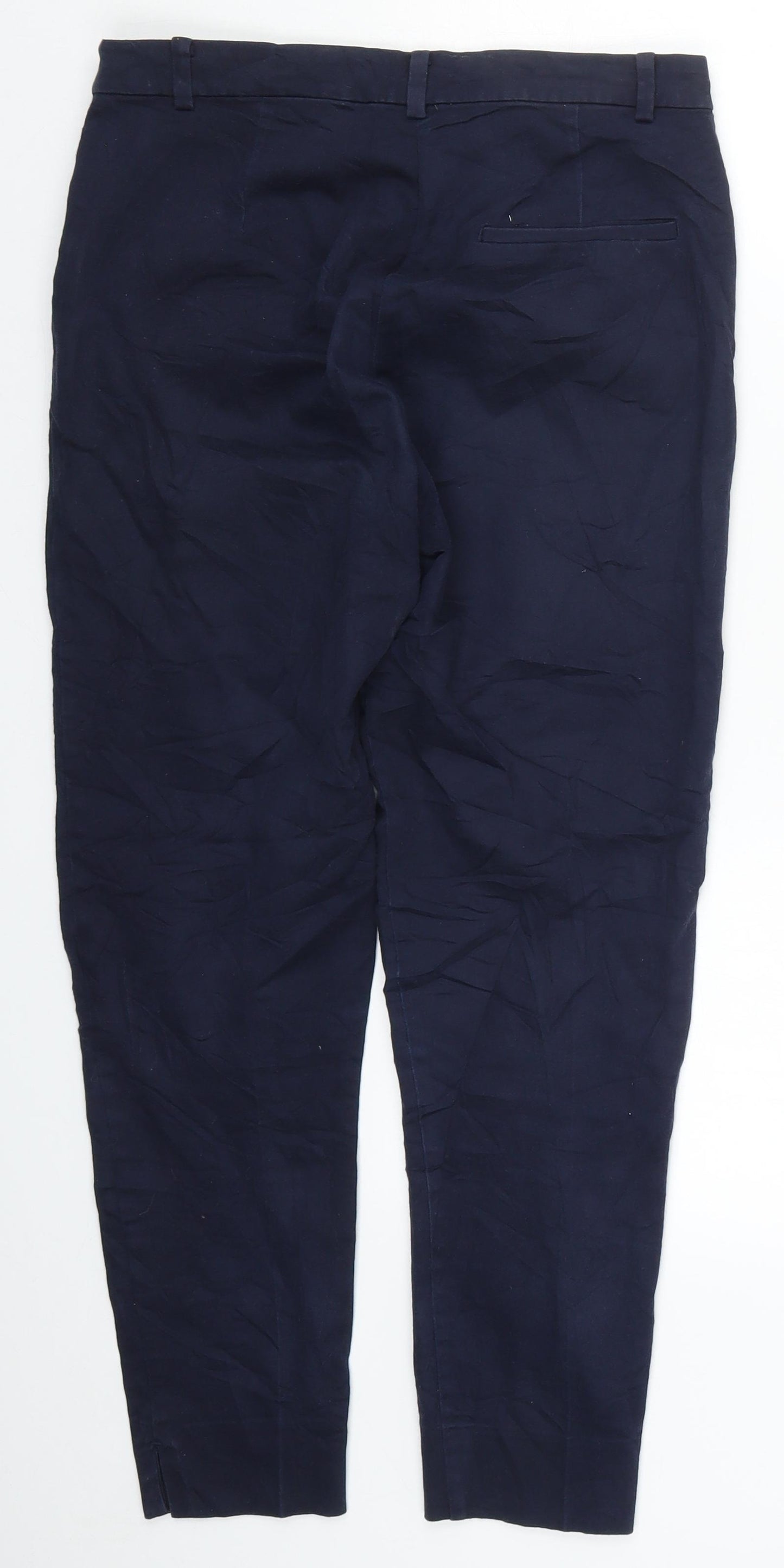 H&M Womens Blue   Trousers  Size 8 L26 in