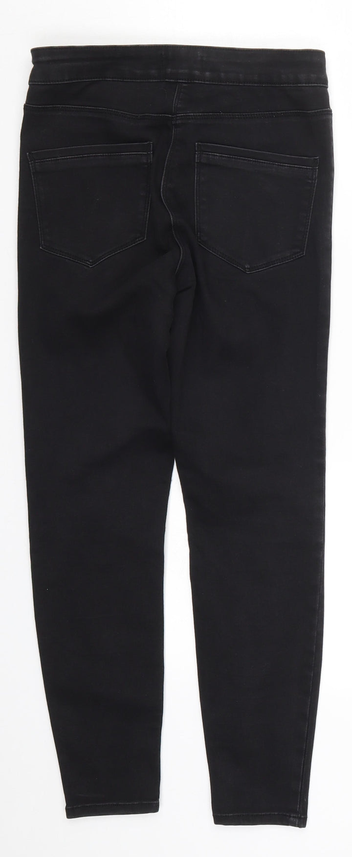 Papaya Womens Black Denim Skinny Jeans Size 8 L25 in