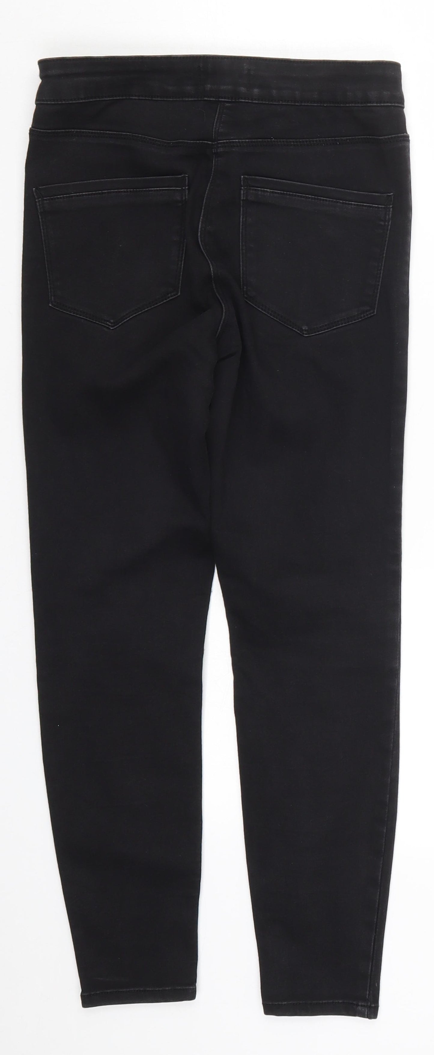 Papaya Womens Black  Denim Skinny Jeans Size 8 L25 in