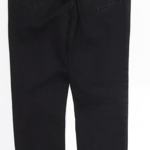 Papaya Womens Black  Denim Skinny Jeans Size 8 L25 in