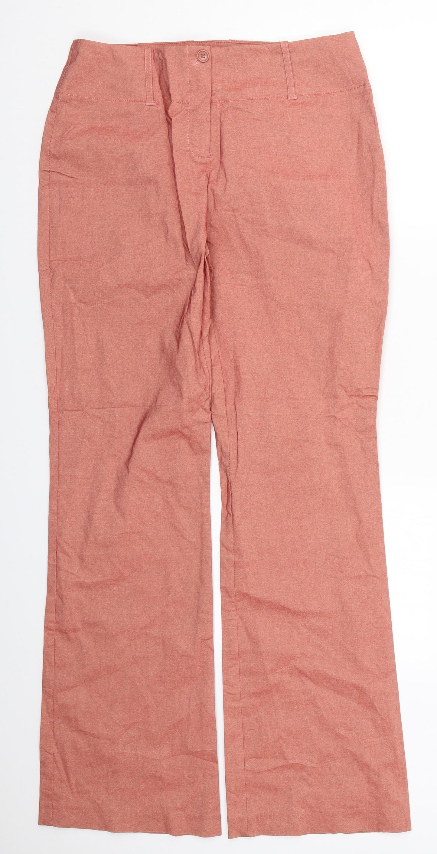 Preworn Womens Red   Trousers  Size 10 L31 in