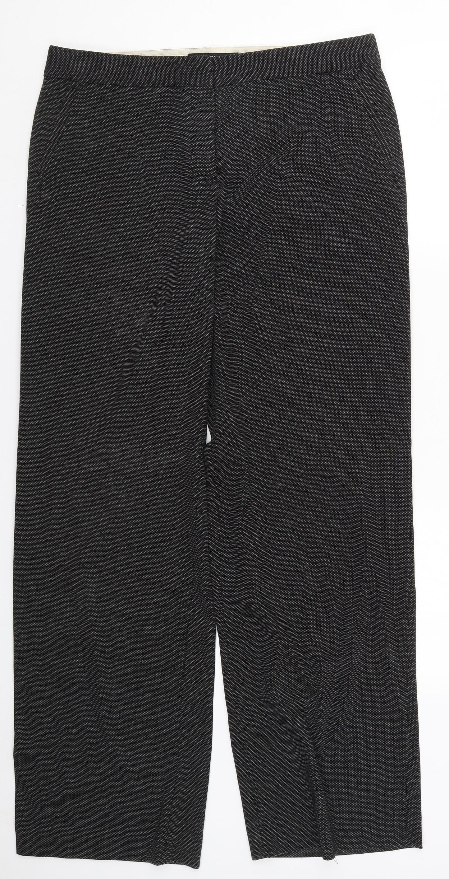 NEXT Womens Black   Trousers  Size 12 L31 in