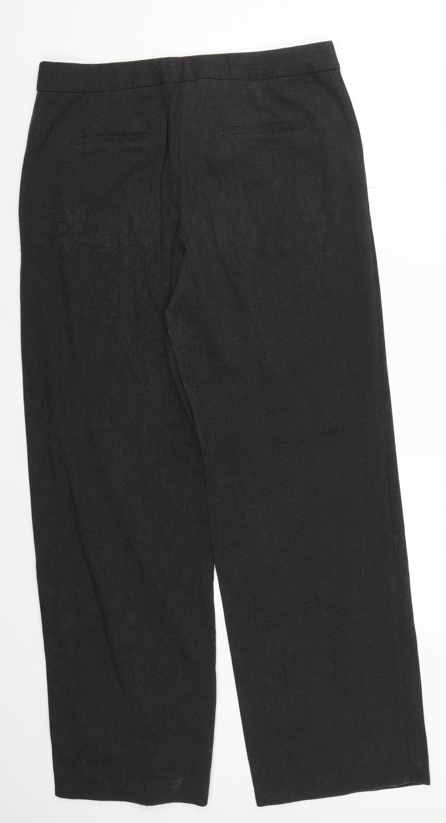 NEXT Womens Black   Trousers  Size 12 L31 in